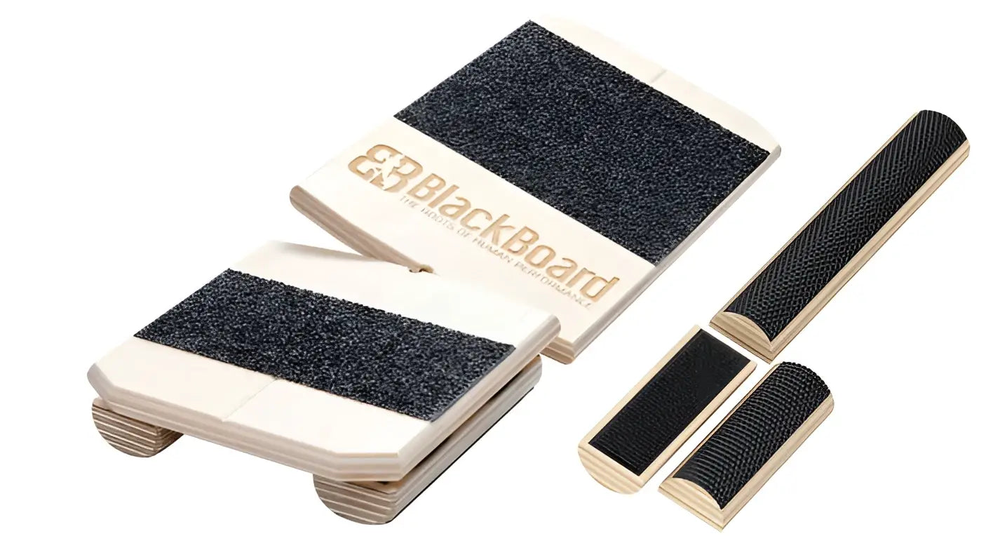 Blackboard Basic eraser set with wooden handles and rubber grip