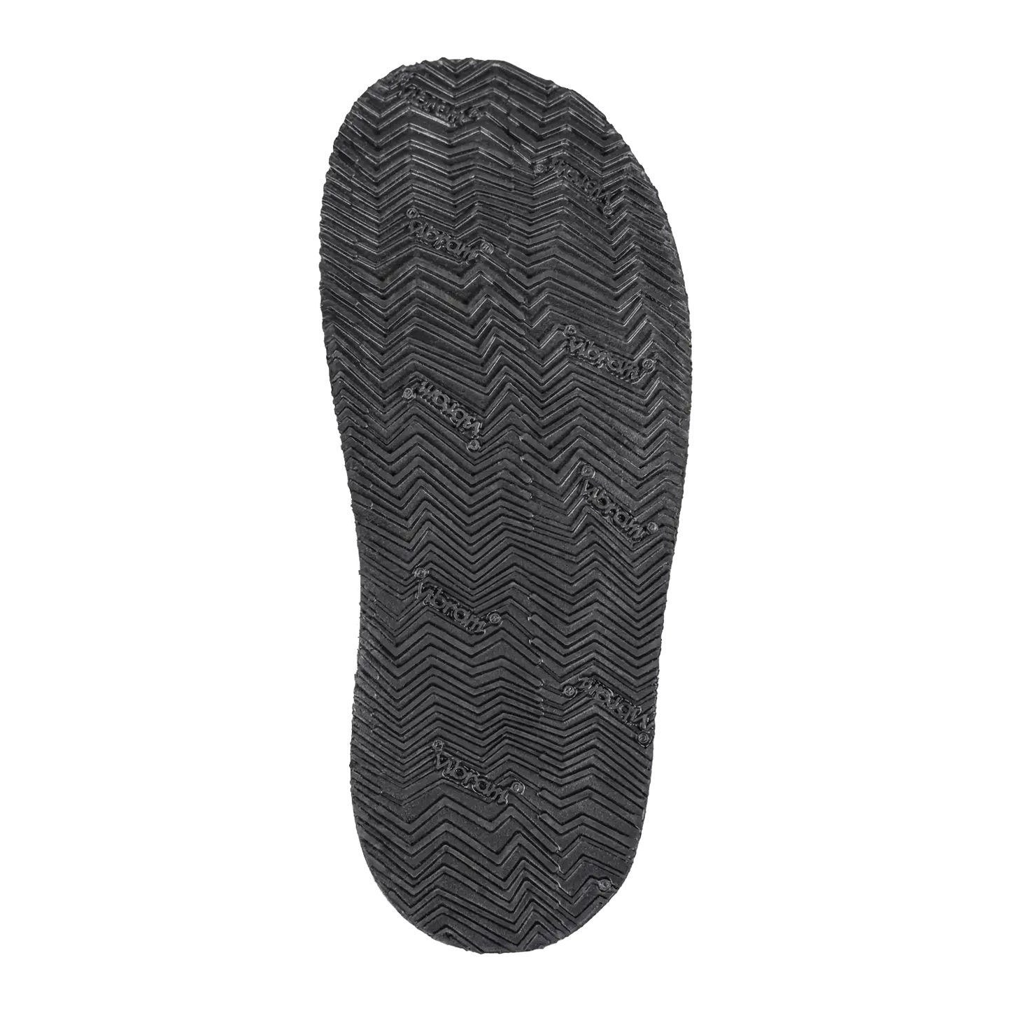 Fila black rubber sole with zigzag pattern in Bruin-Patriot Dark Horse barefoot boot