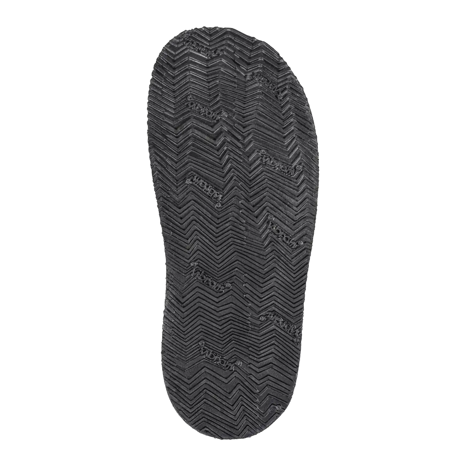 Fila black rubber sole with zigzag pattern in Bruin-Patriot Dark Horse barefoot boot