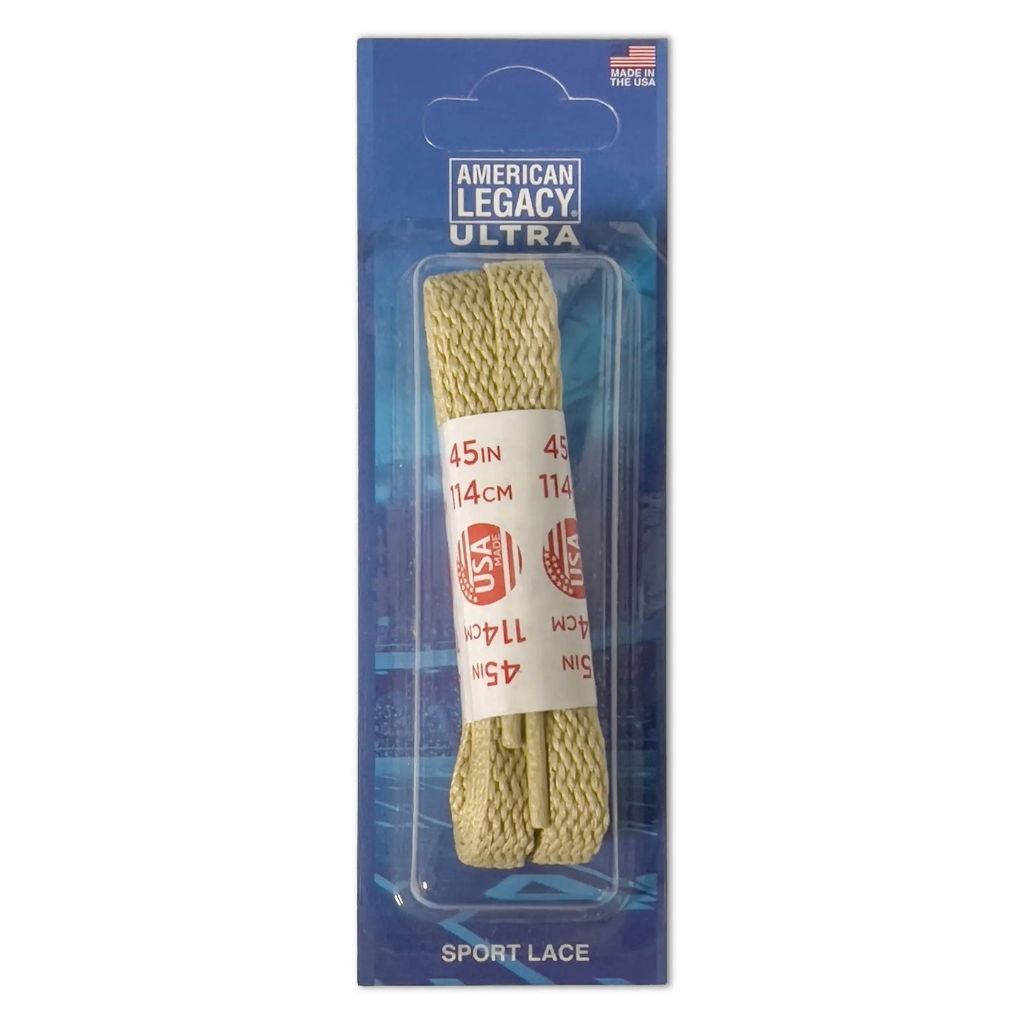 Classic cotton colored 45-inch American Legacy Ultra Sport lace in cream nylon
