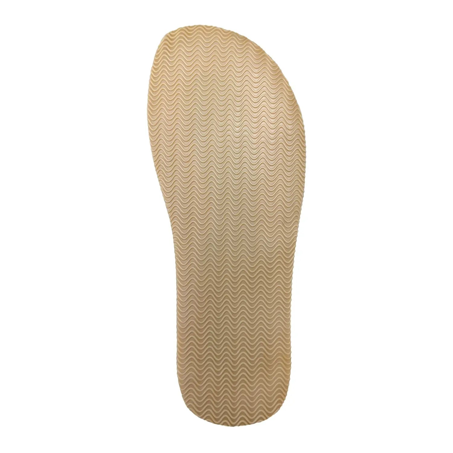 Oso CG1 Space Wolf barefoot shoe beige textured insole with zigzag pattern