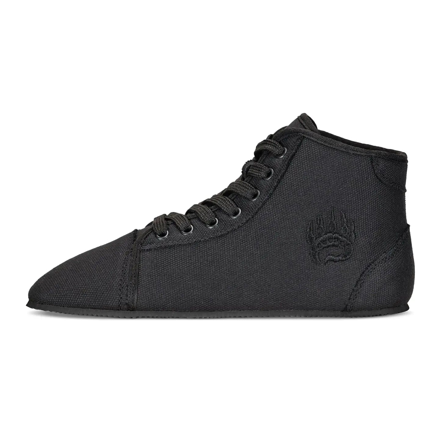 Ursus CHTG1 black barefoot shoe with skull design for strength training