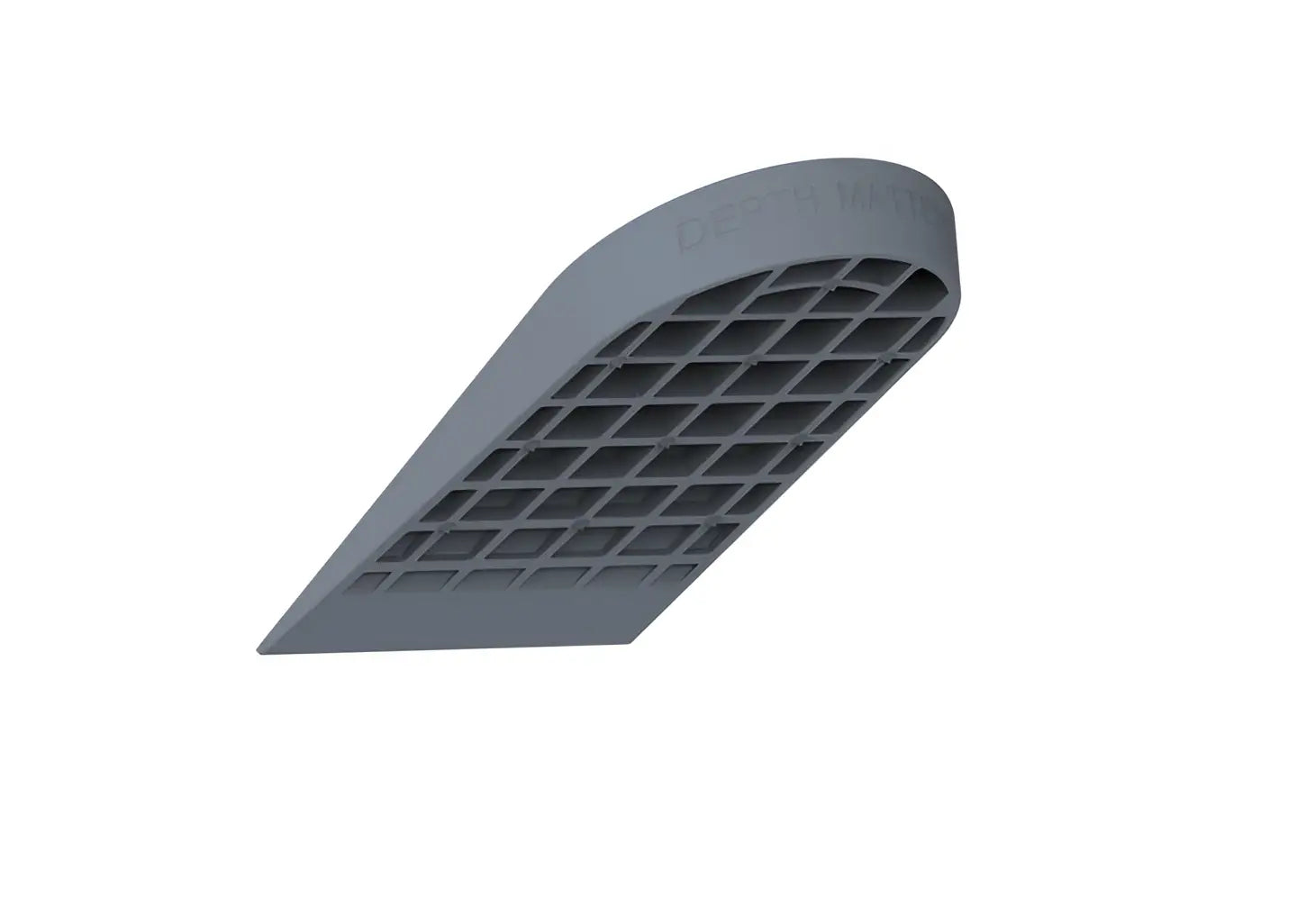 Gray VersaLifts V2 - Strength curved vent cover for limited ankle mobility